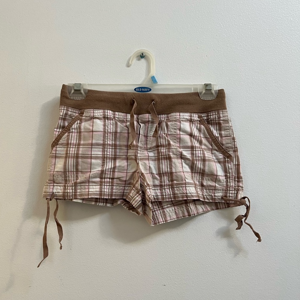 Like Love Plaid Shorts Girls 14